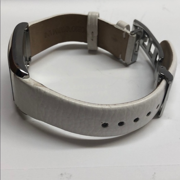 Emporio Armani AR2046 White Leather Strap Watch main image 4